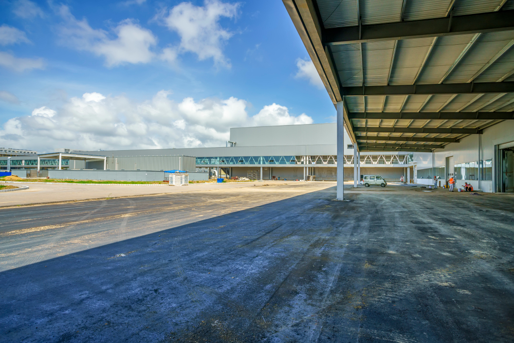 Exteriores de zona industrial